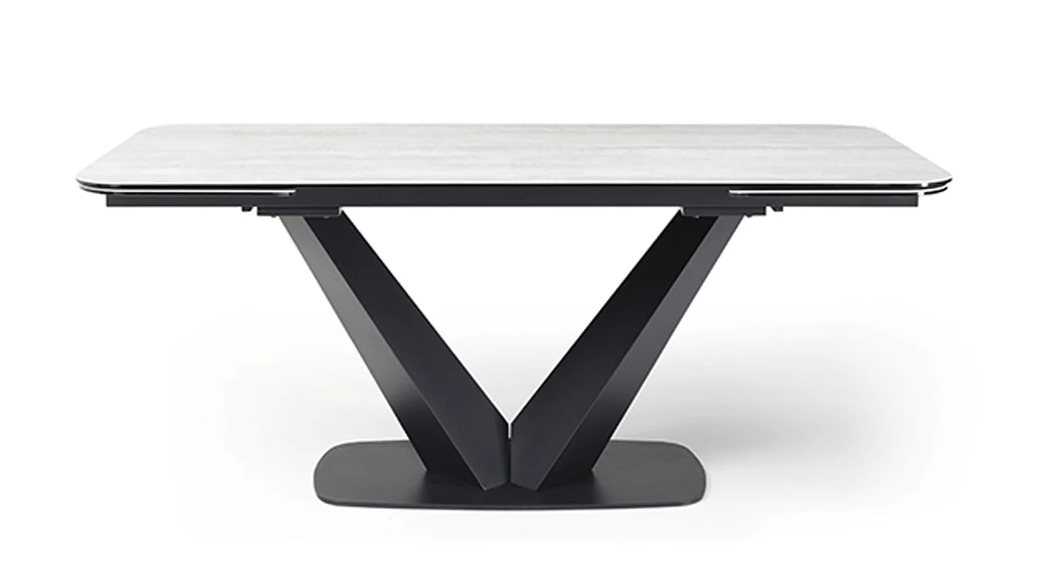 Luxury Modern Muse II Extendable Dining Table European Style for Villa