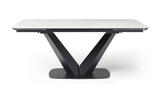 Luxury Modern Muse II Extendable Dining Table European Style for Villa