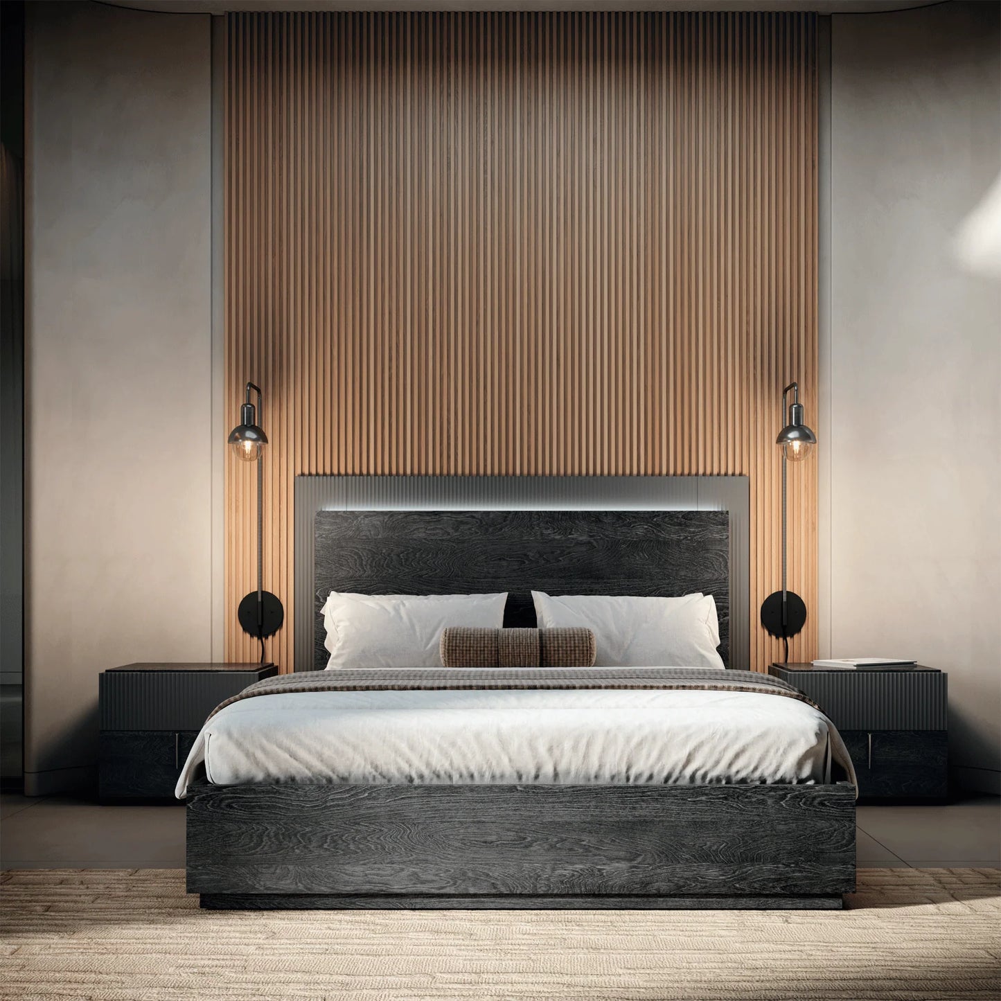 Luxury Modern Nara Bedroom Collection European Style for Villa