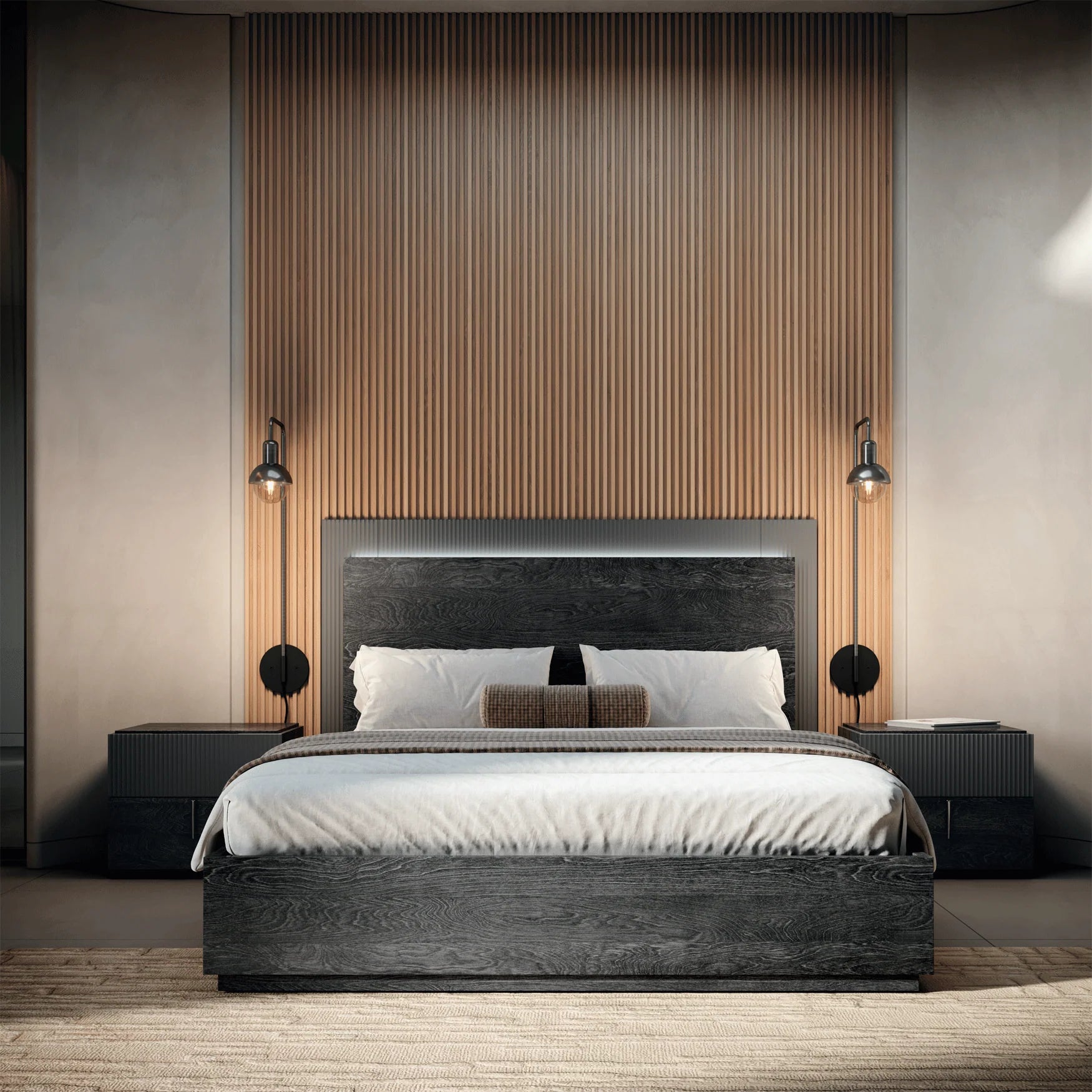 Luxury Modern Nara Bedroom Collection European Style for Villa