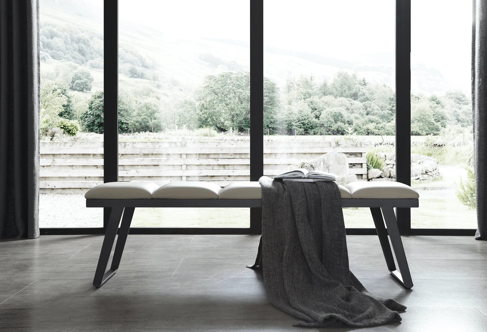 Luxury Modern Nathan Bench European Style for Villa