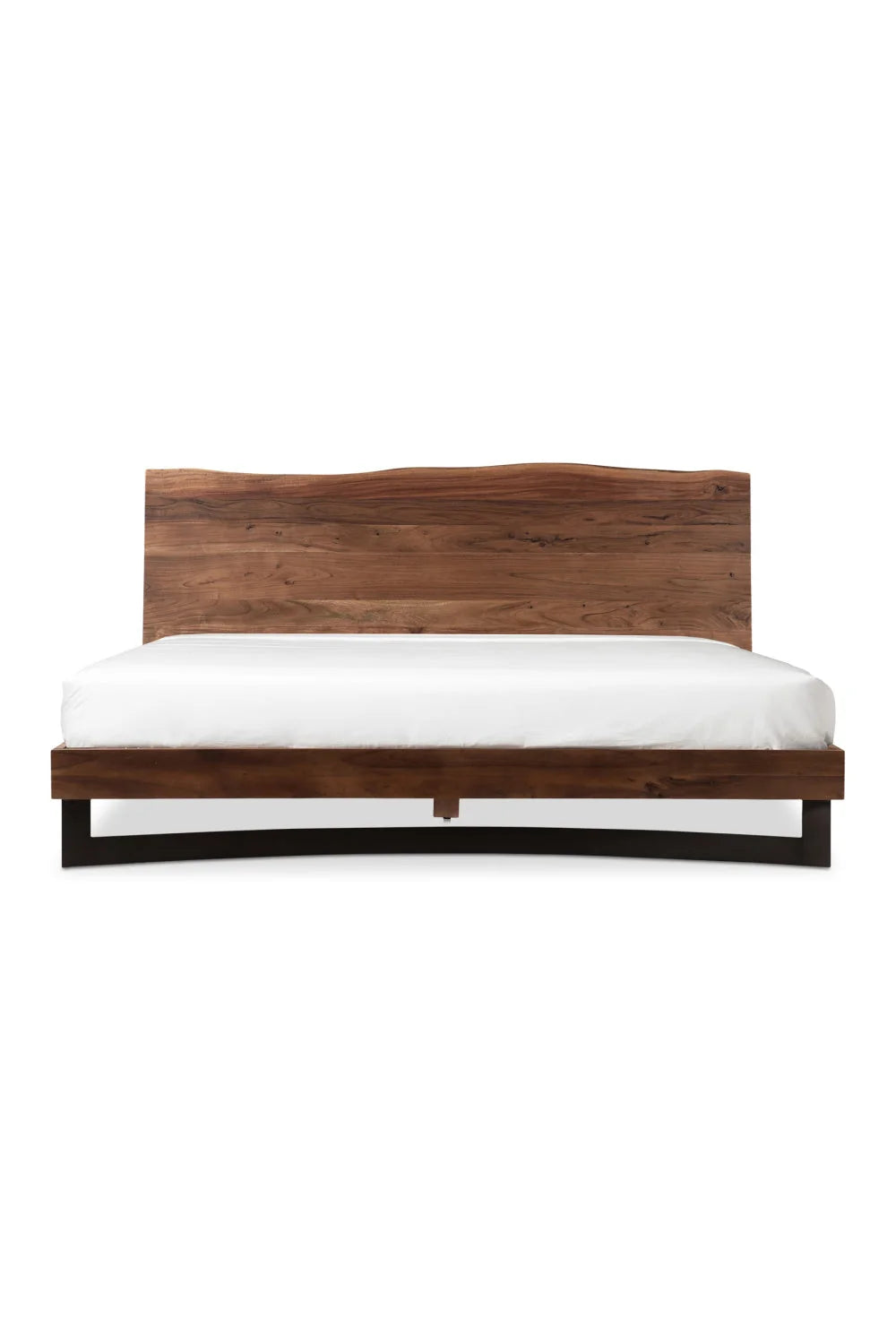 Luxury Modern Natural Acacia Bed European Style for Villa