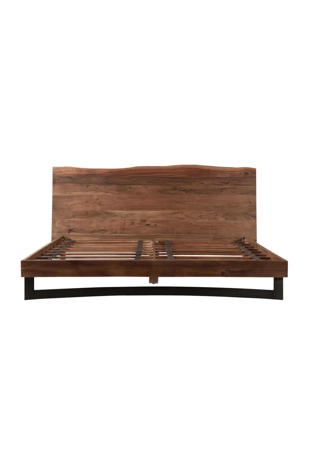 Luxury Modern Natural Acacia Bed European Style for Villa