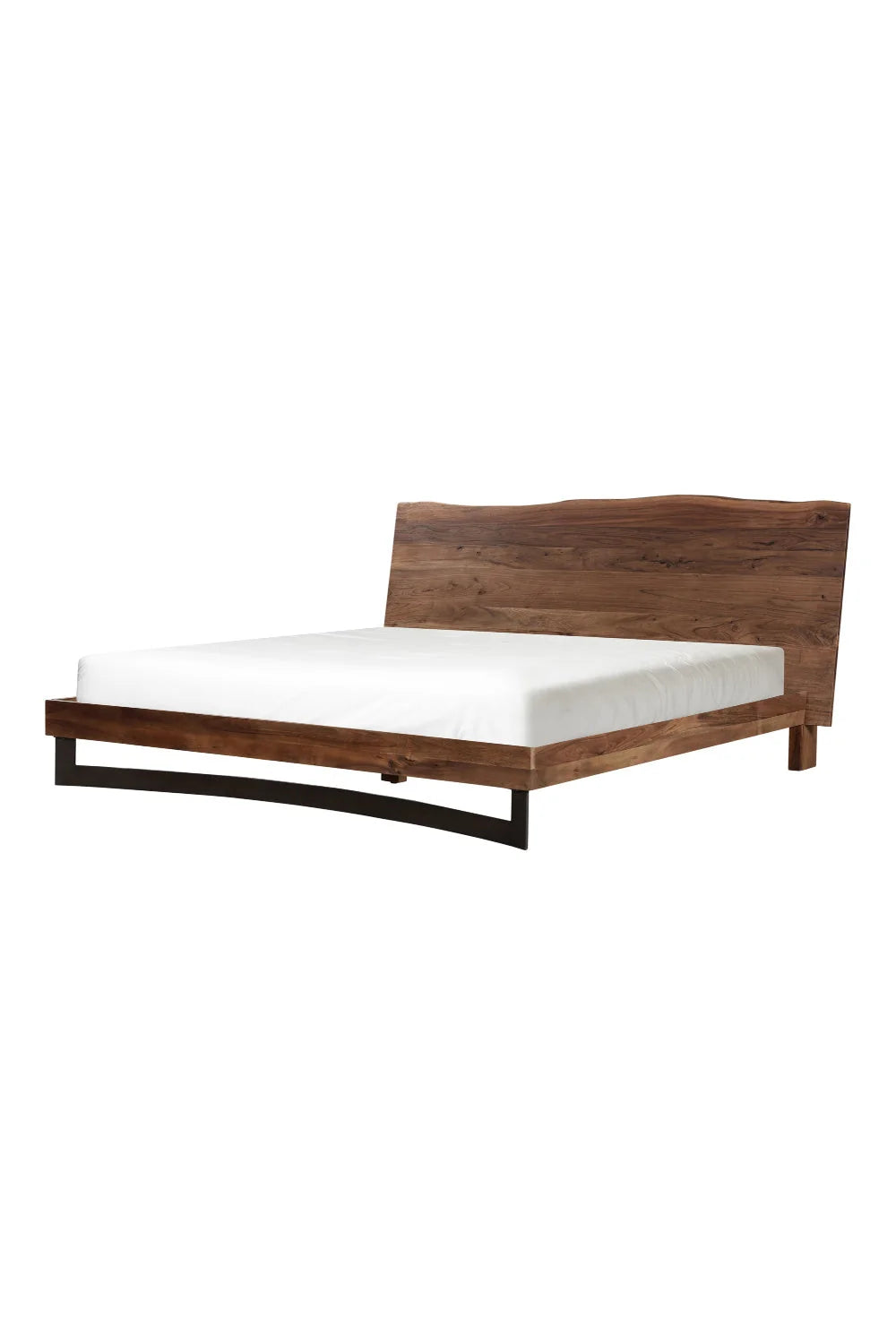 Luxury Modern Natural Acacia Bed European Style for Villa