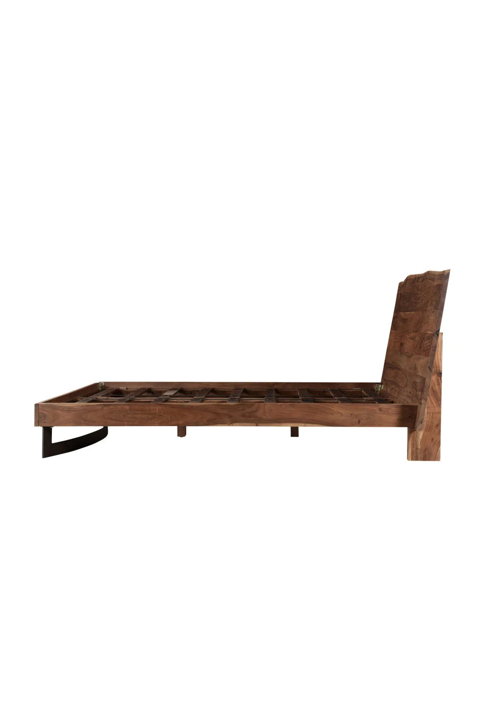 Luxury Modern Natural Acacia Bed European Style for Villa