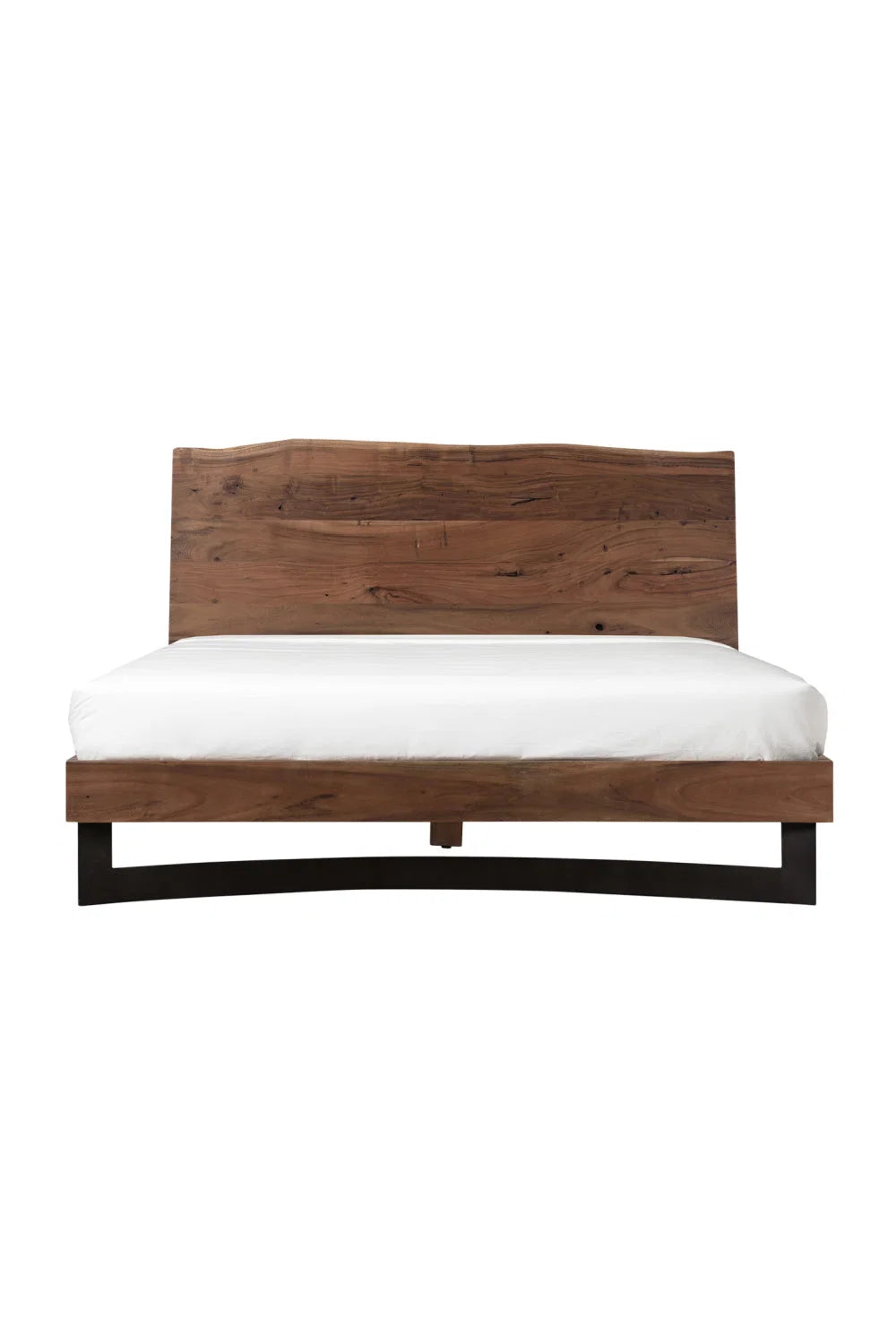 Luxury Modern Natural Acacia Bed European Style for Villa