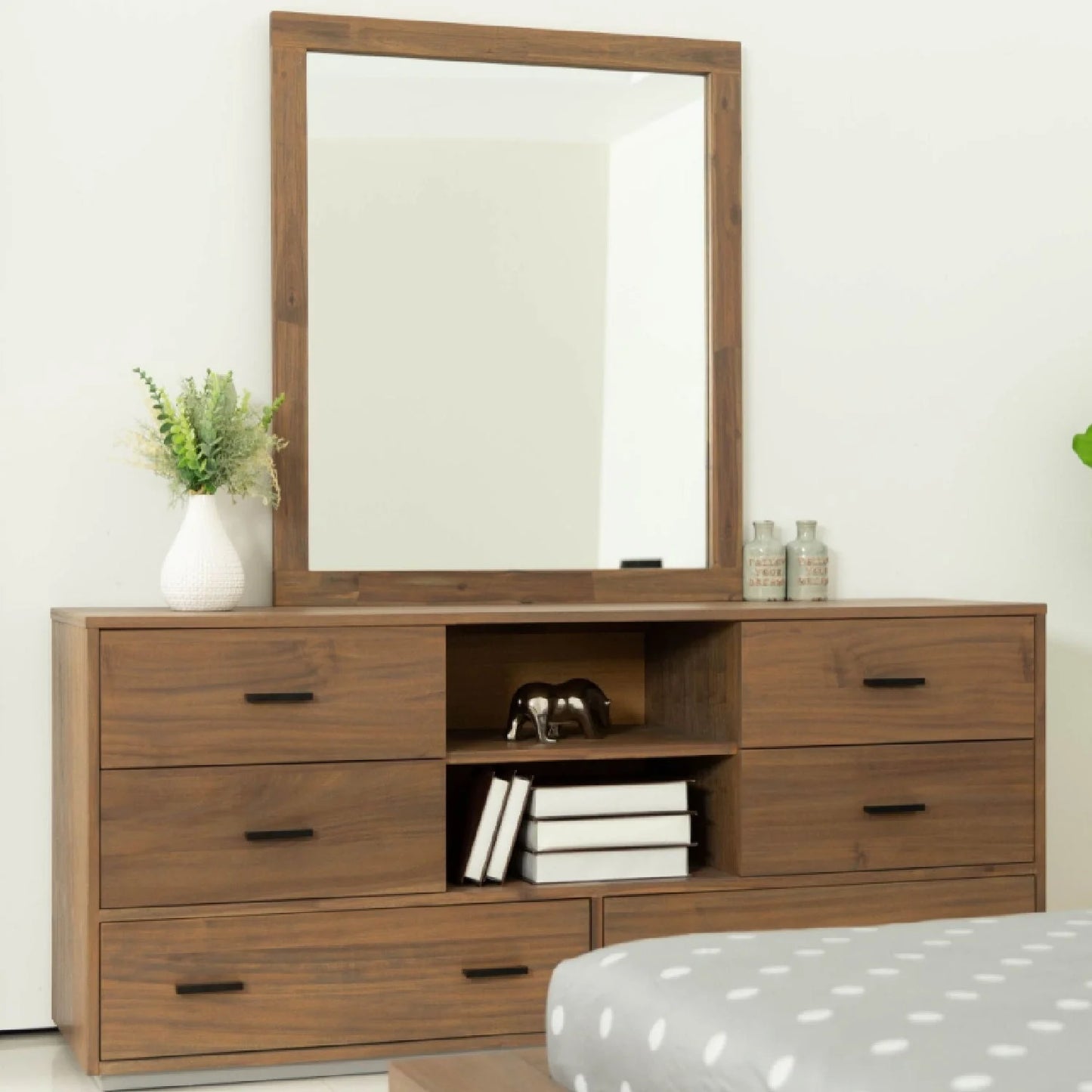 Luxury Modern Natural Acacia Dresser European Style for Villa