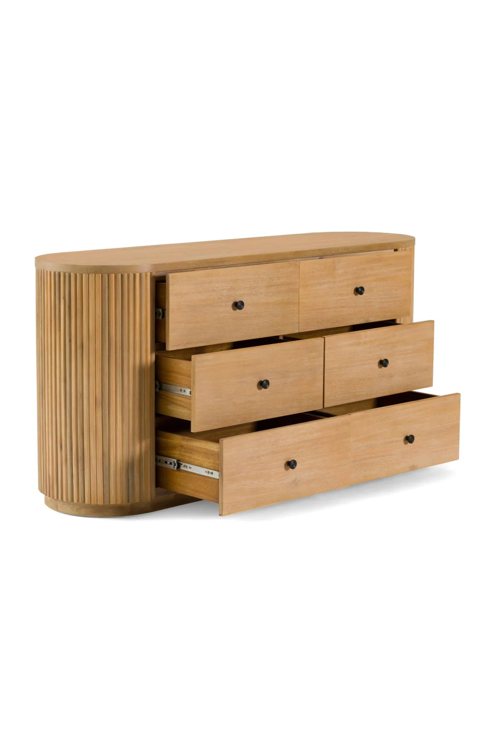 Luxury Modern Natural Acacia Dresser European Style for Villa