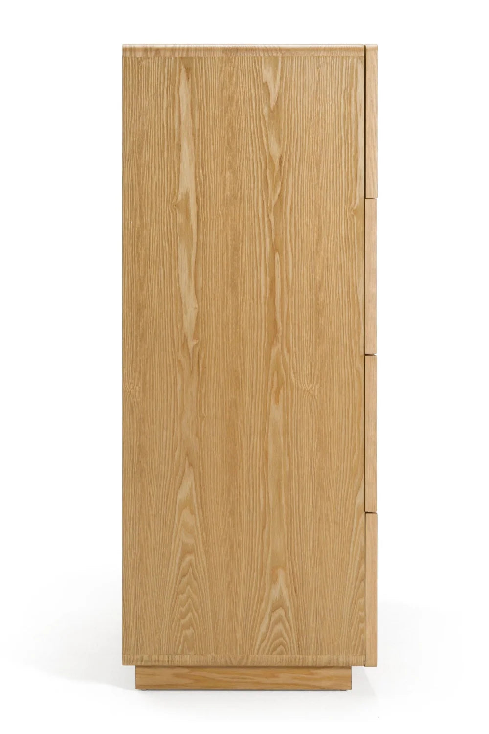 Luxury Modern Natural Ash 4-Drawer Chest European Style for Villa
