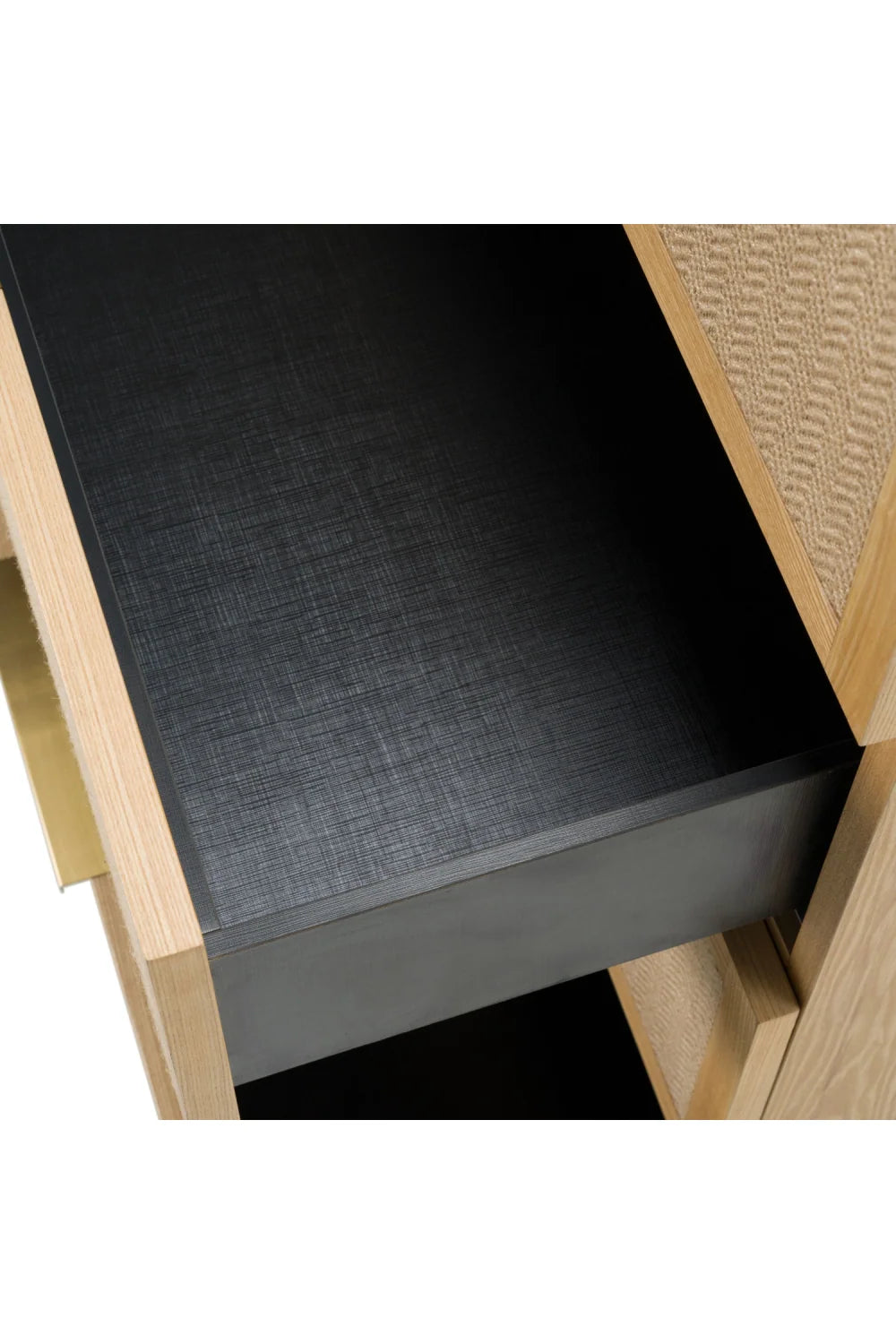 Luxury Modern Natural Ash 4-Drawer Chest European Style for Villa