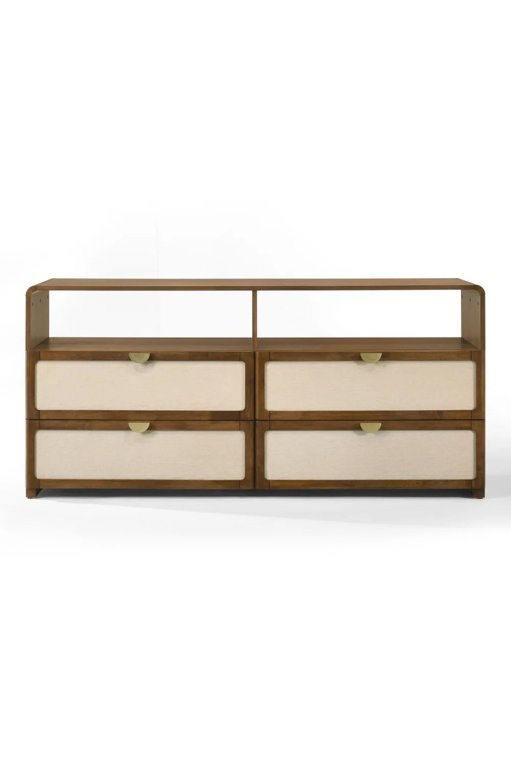 Luxury Modern Natural Burlap Dresser European Style for Villa