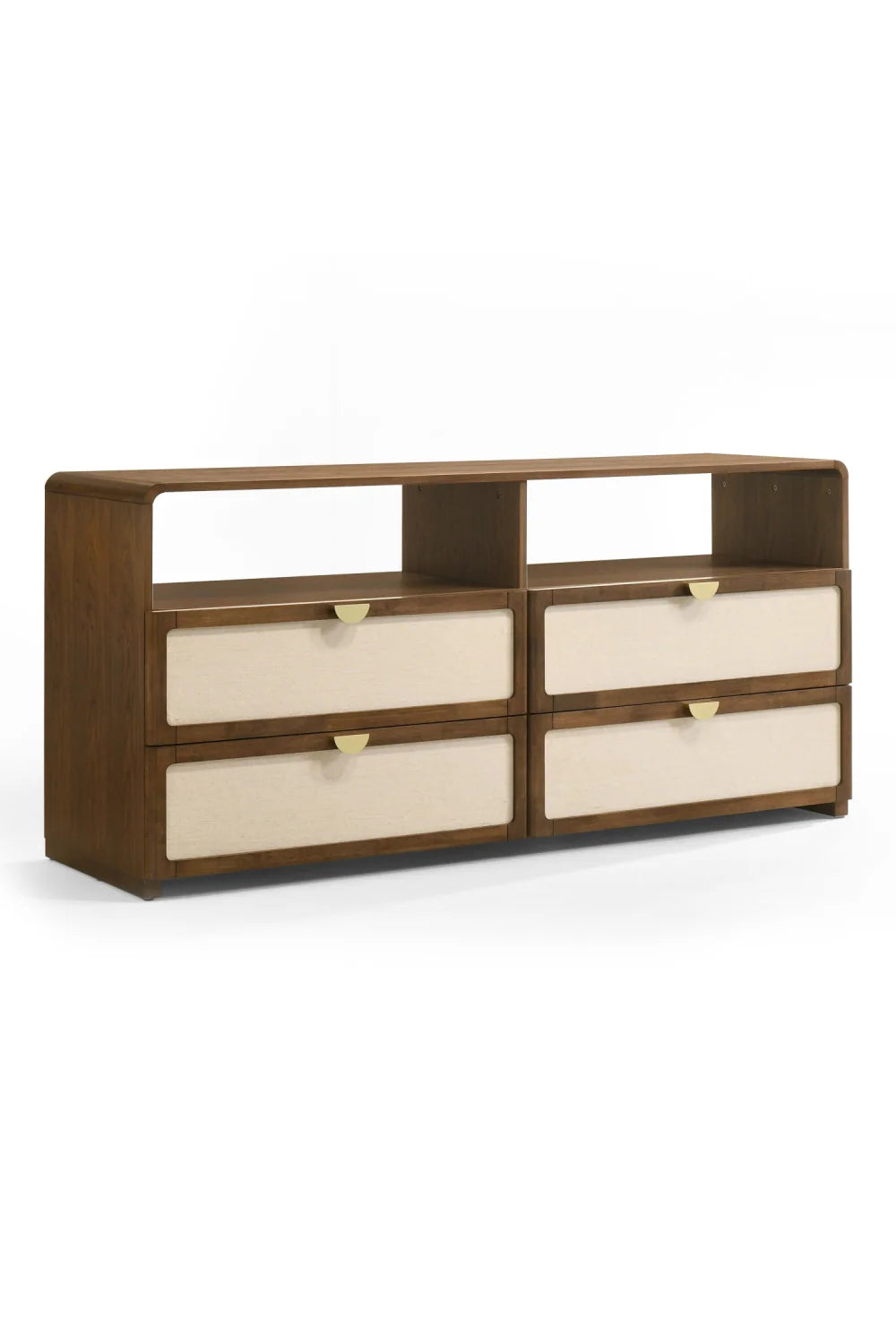 Luxury Modern Natural Burlap Dresser European Style for Villa