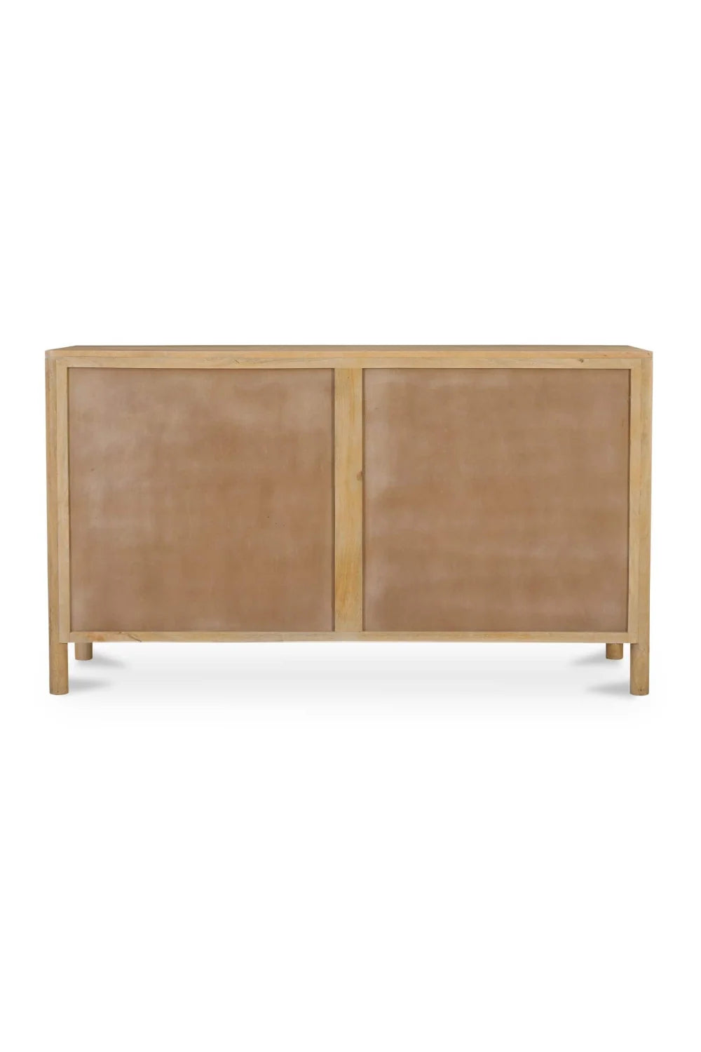 Luxury Modern Natural Mango Wood 6-Drawer Dresser European Style for Villa
