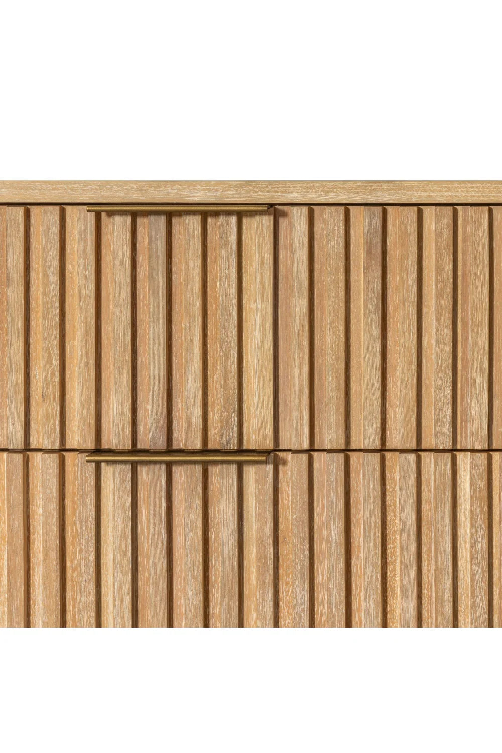 Luxury Modern Natural Oak 6-Drawer Dresser European Style for Villa