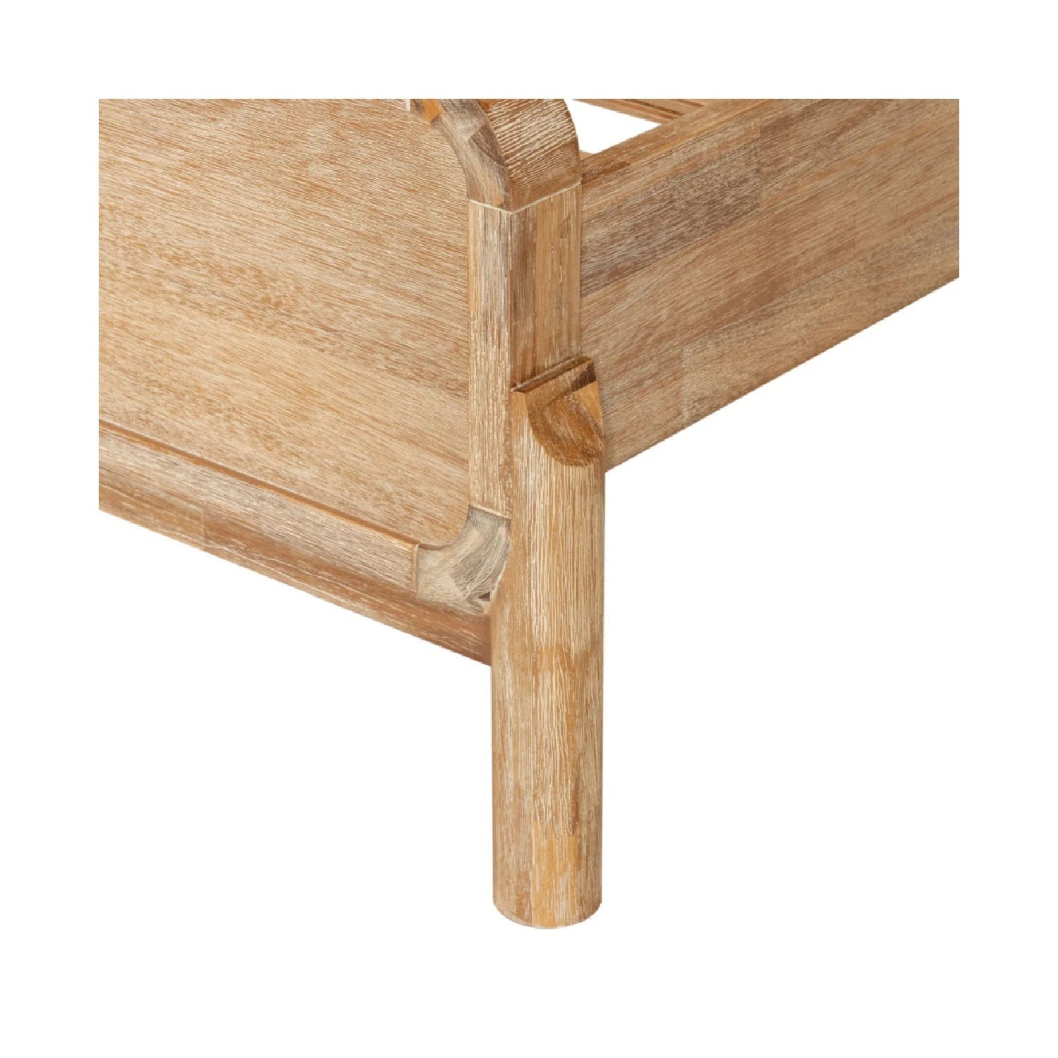 Luxury Modern Natural Oak Bed European Style for Villa