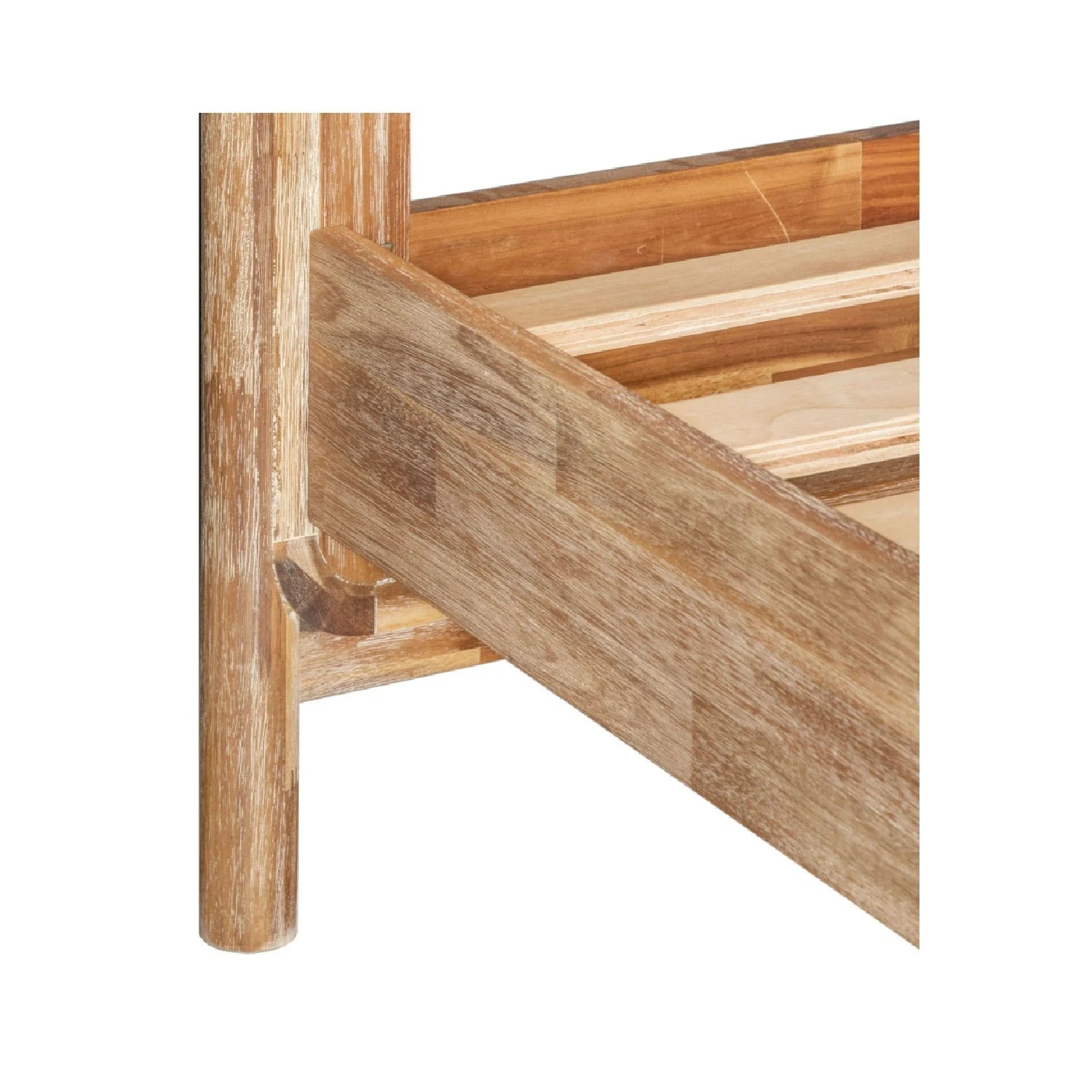 Luxury Modern Natural Oak Bed European Style for Villa
