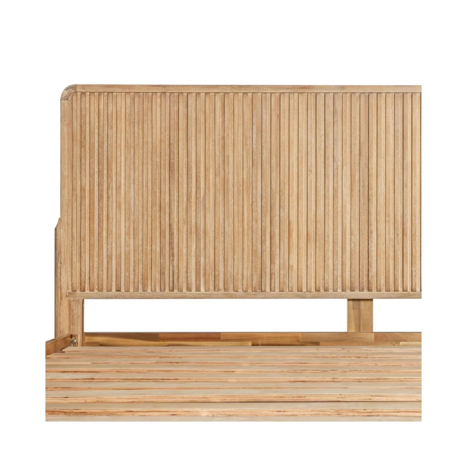 Luxury Modern Natural Oak Bed European Style for Villa