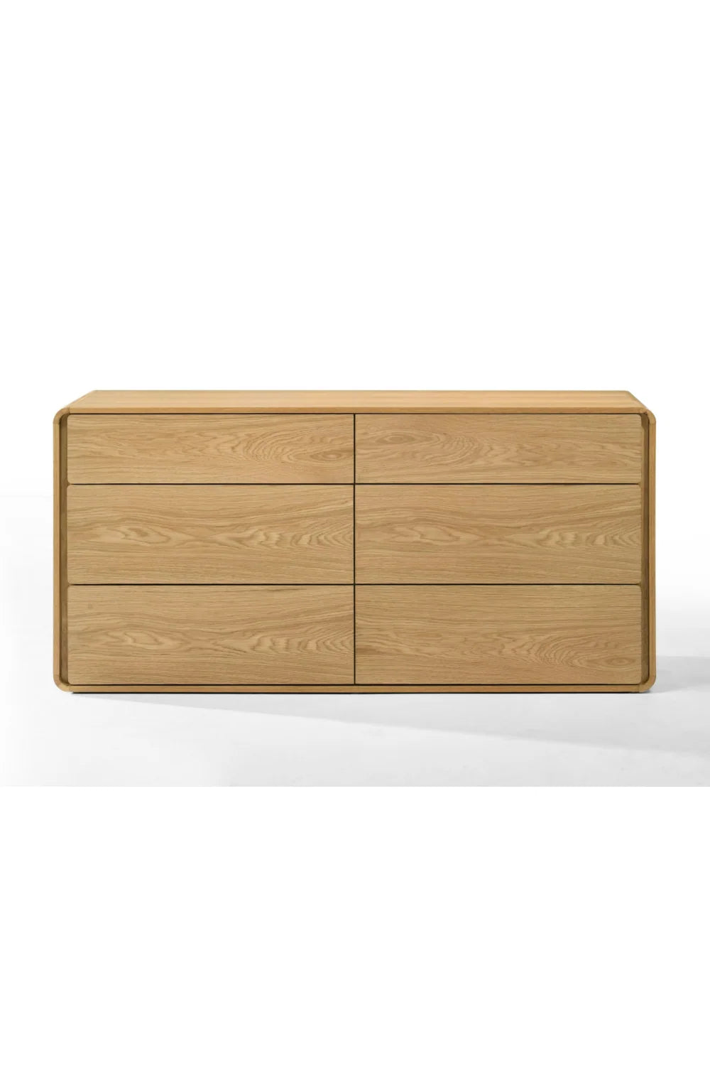 Luxury Modern Natural Oak Dresser European Style for Villa