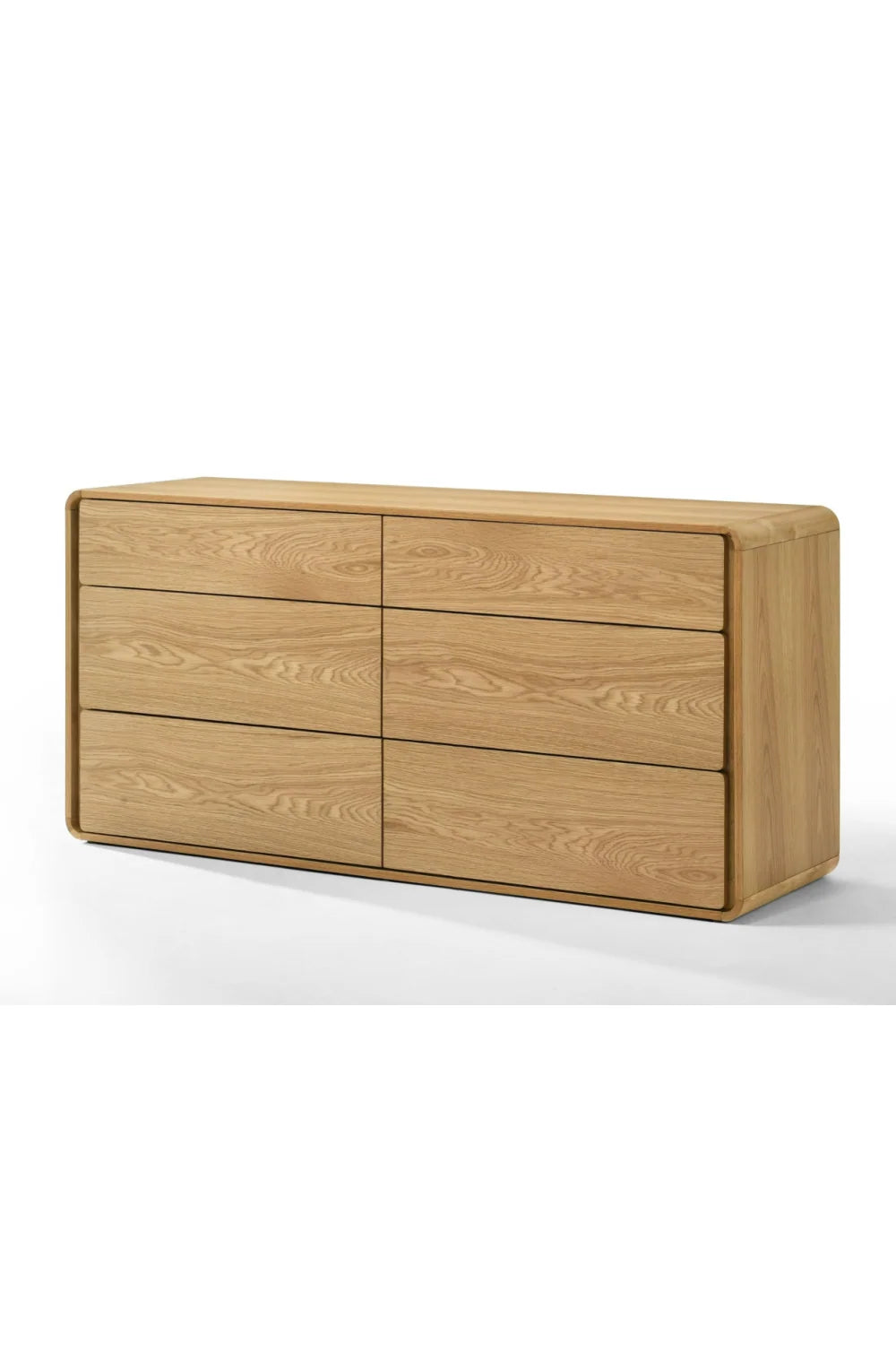 Luxury Modern Natural Oak Dresser European Style for Villa