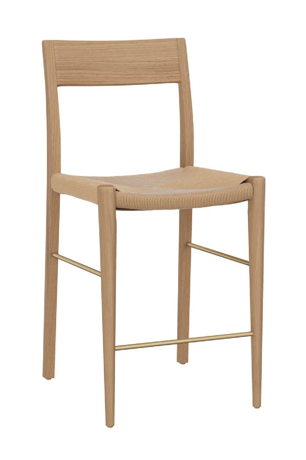Luxury Modern Natural Rope Counter Stool European Style for Villa