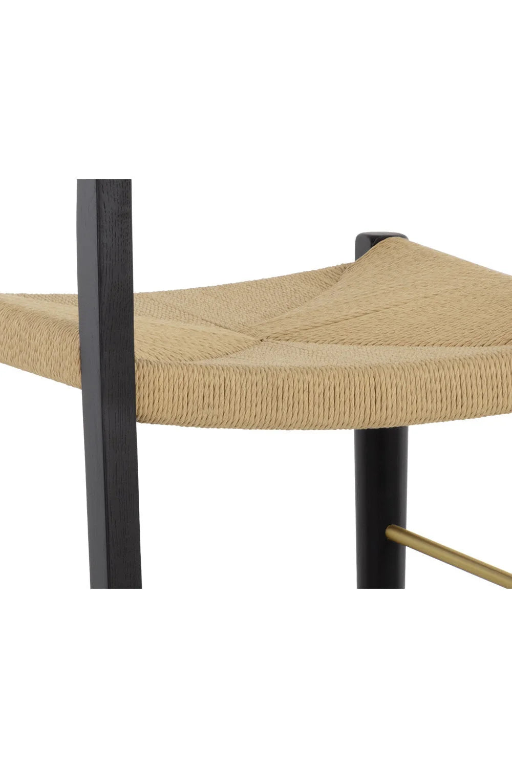 Luxury Modern Natural Rope Counter Stool European Style for Villa
