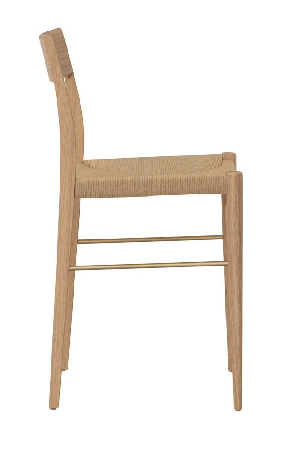 Luxury Modern Natural Rope Counter Stool European Style for Villa