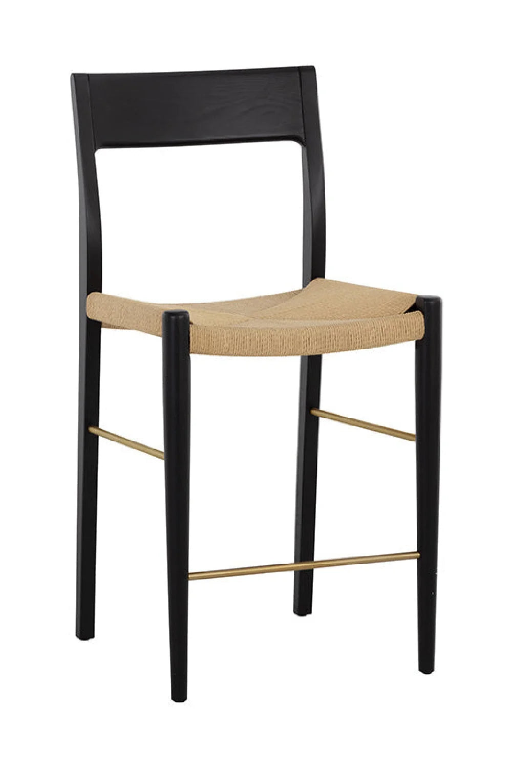Luxury Modern Natural Rope Counter Stool European Style for Villa