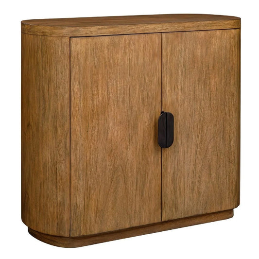 Luxury Modern Natural Wood 2-Door Cabinet European Style for Villa