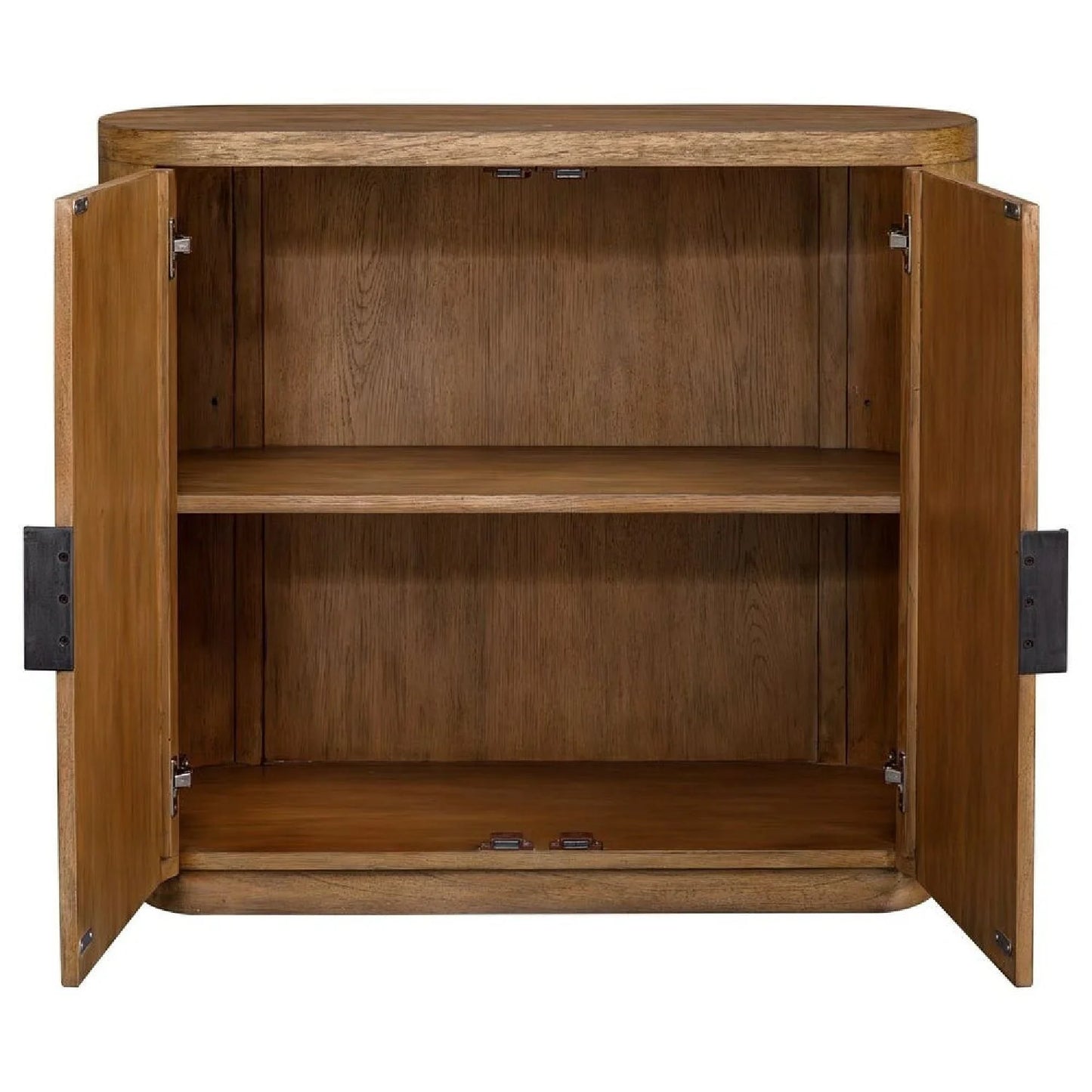 Luxury Modern Natural Wood 2-Door Cabinet European Style for Villa