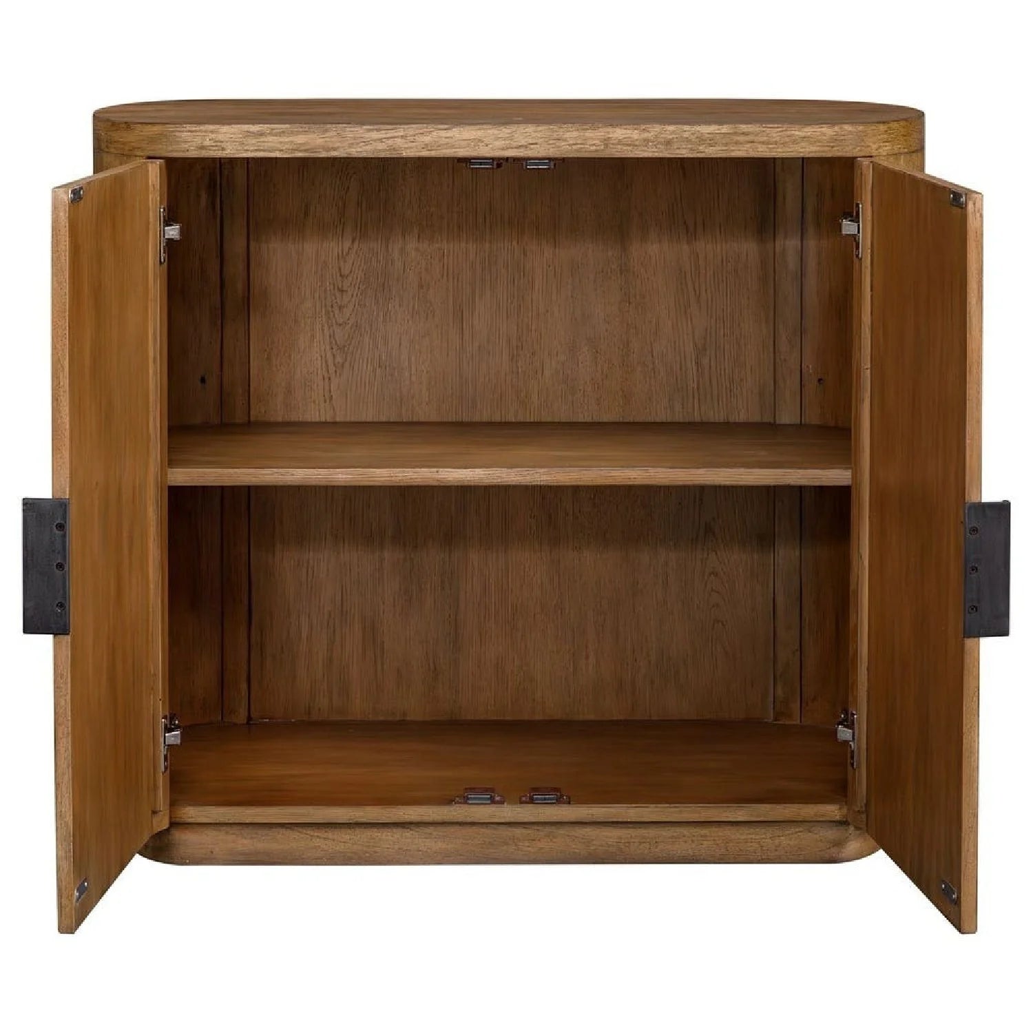 Luxury Modern Natural Wood 2-Door Cabinet European Style for Villa