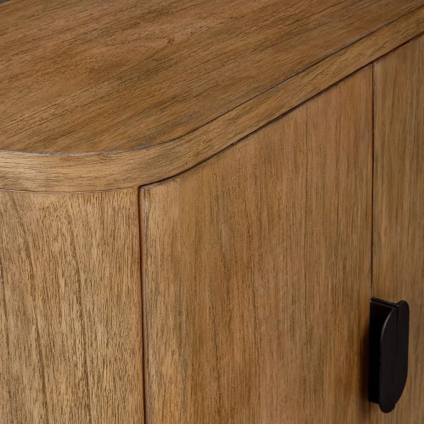 Luxury Modern Natural Wood 2-Door Cabinet European Style for Villa