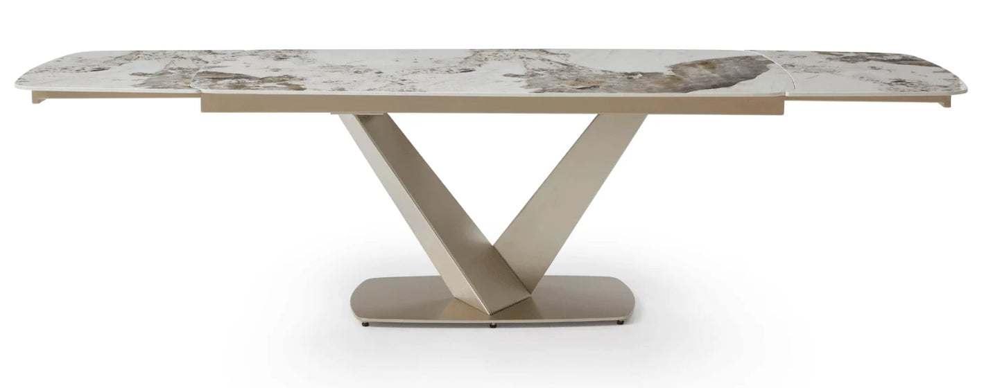 Luxury Modern Niah Ceramic Dining Table European Style for Villa