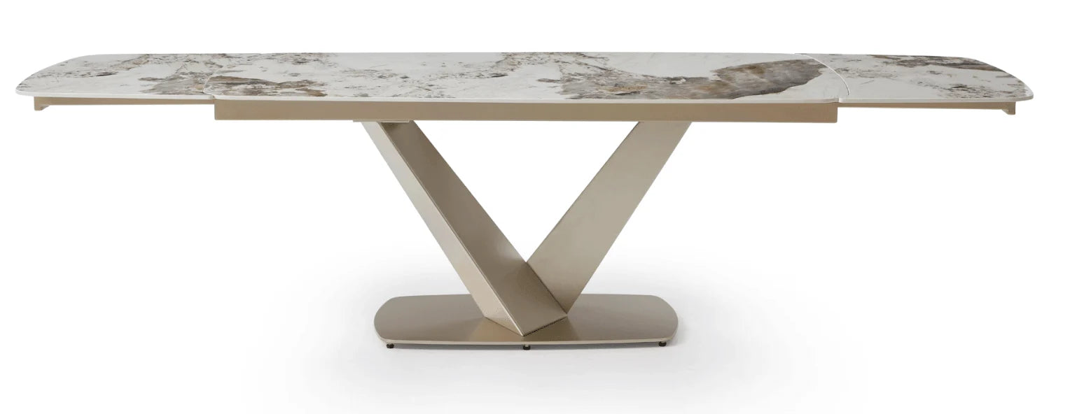 Luxury Modern Niah Ceramic Dining Table European Style for Villa