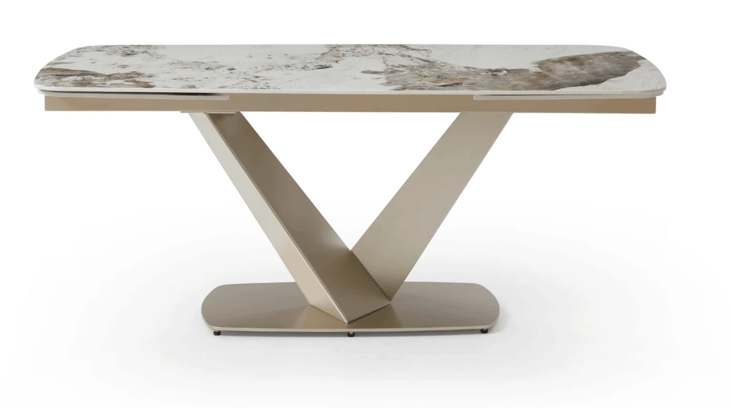 Luxury Modern Niah Ceramic Dining Table European Style for Villa