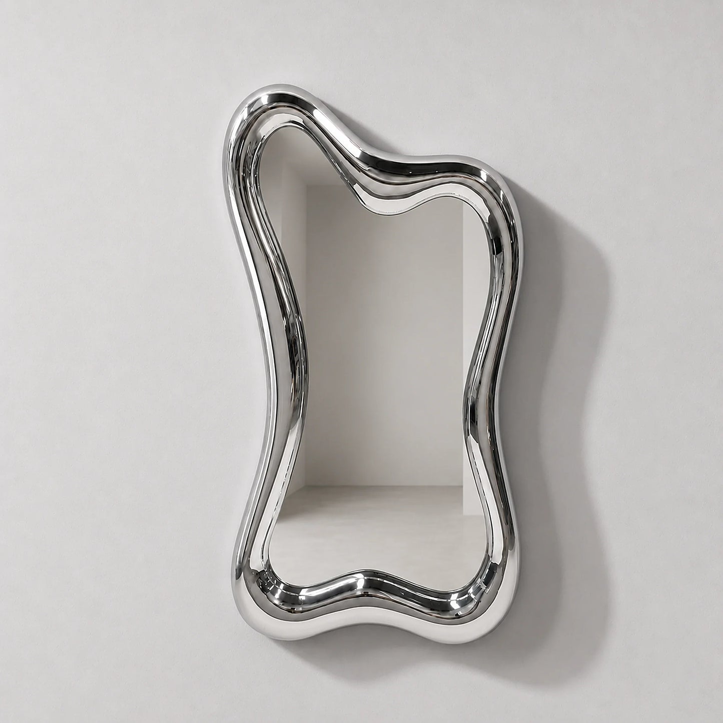Luxury Modern Nimbus Chrome Mirror European Style for Villa