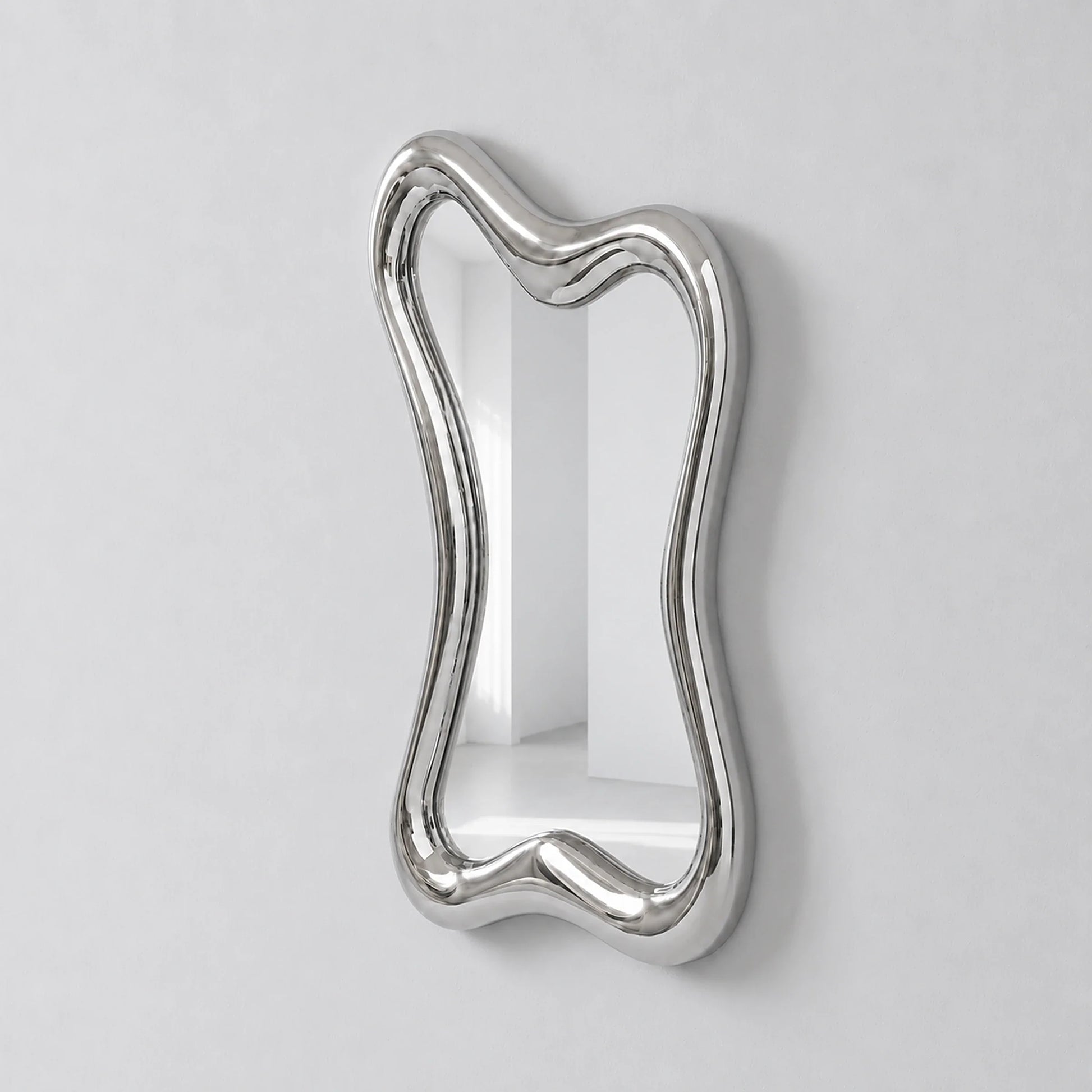 Luxury Modern Nimbus Chrome Mirror European Style for Villa