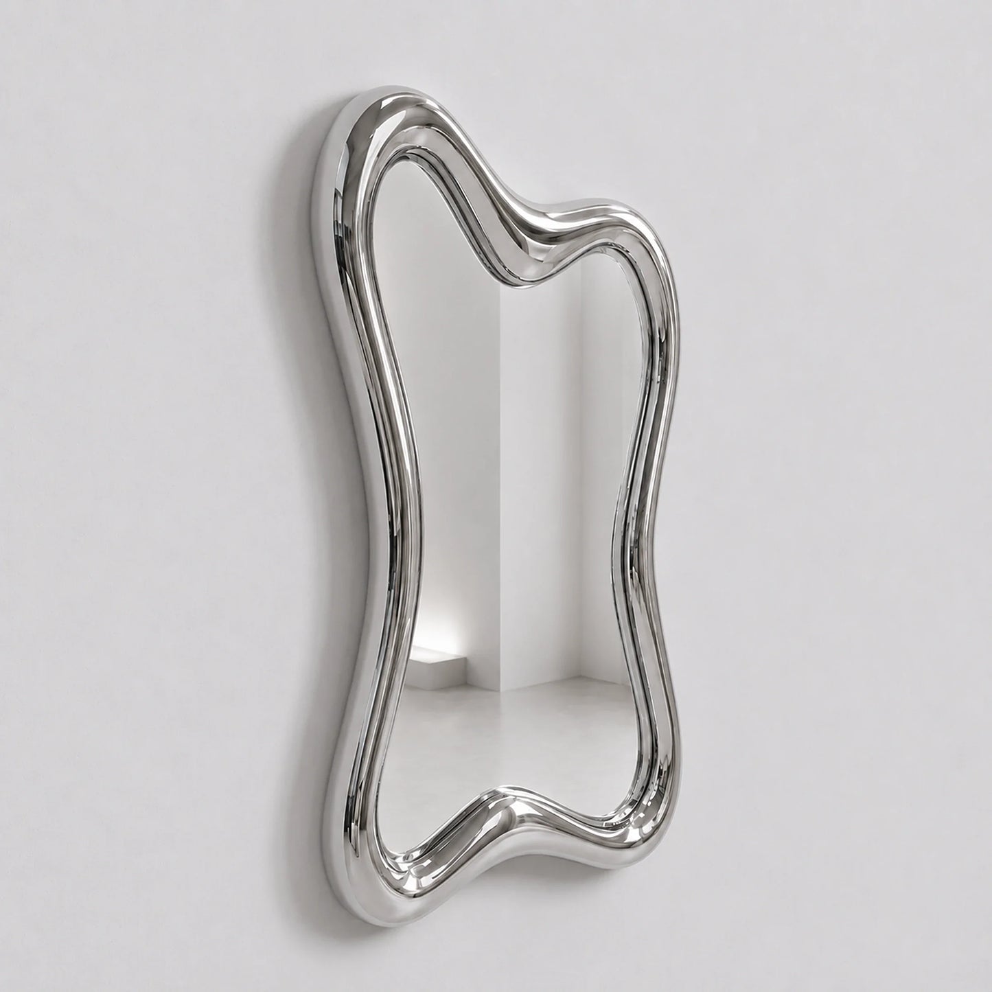 Luxury Modern Nimbus Chrome Mirror European Style for Villa