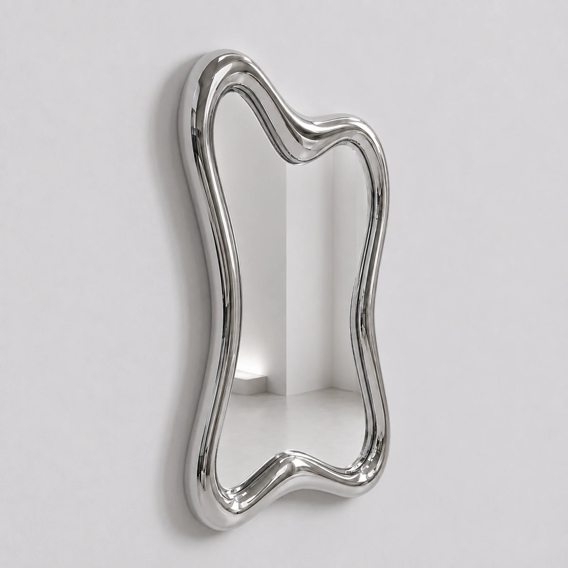 Luxury Modern Nimbus Chrome Mirror European Style for Villa