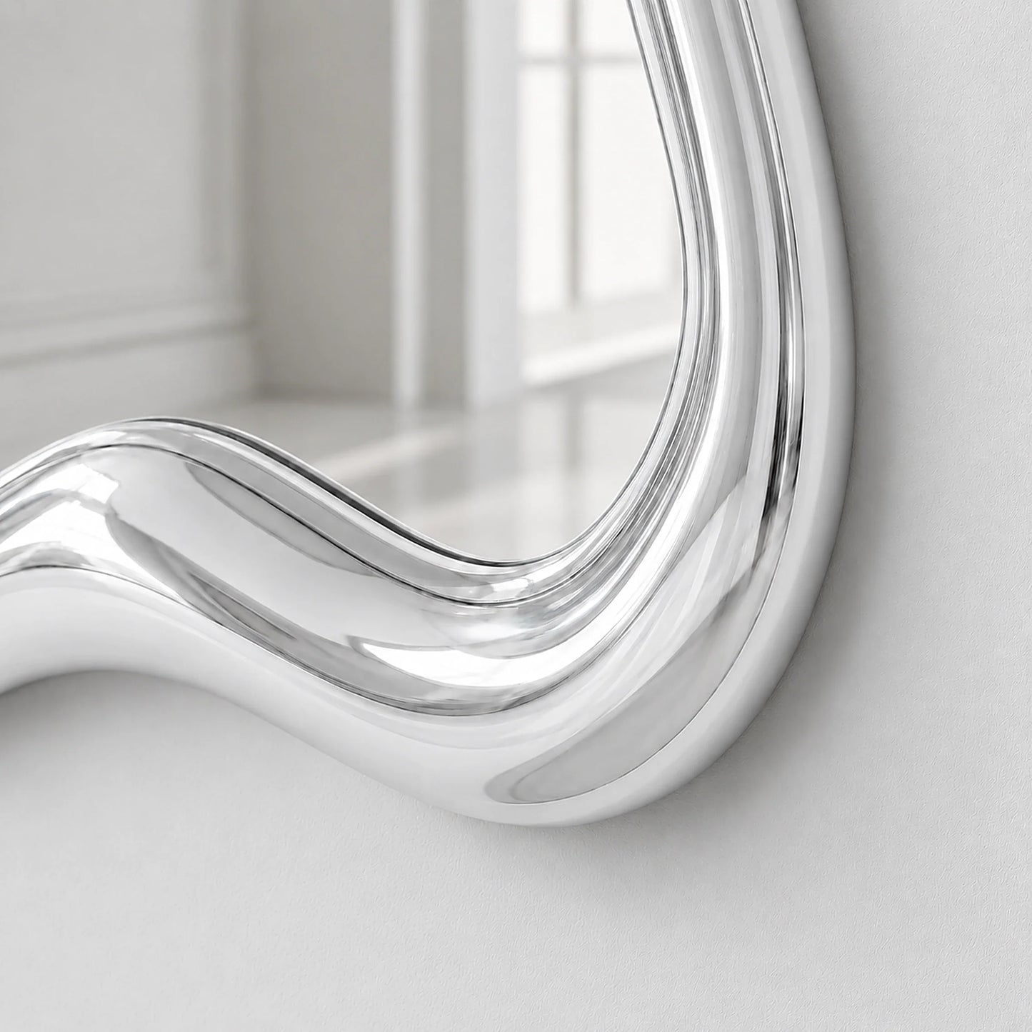 Luxury Modern Nimbus Chrome Mirror European Style for Villa
