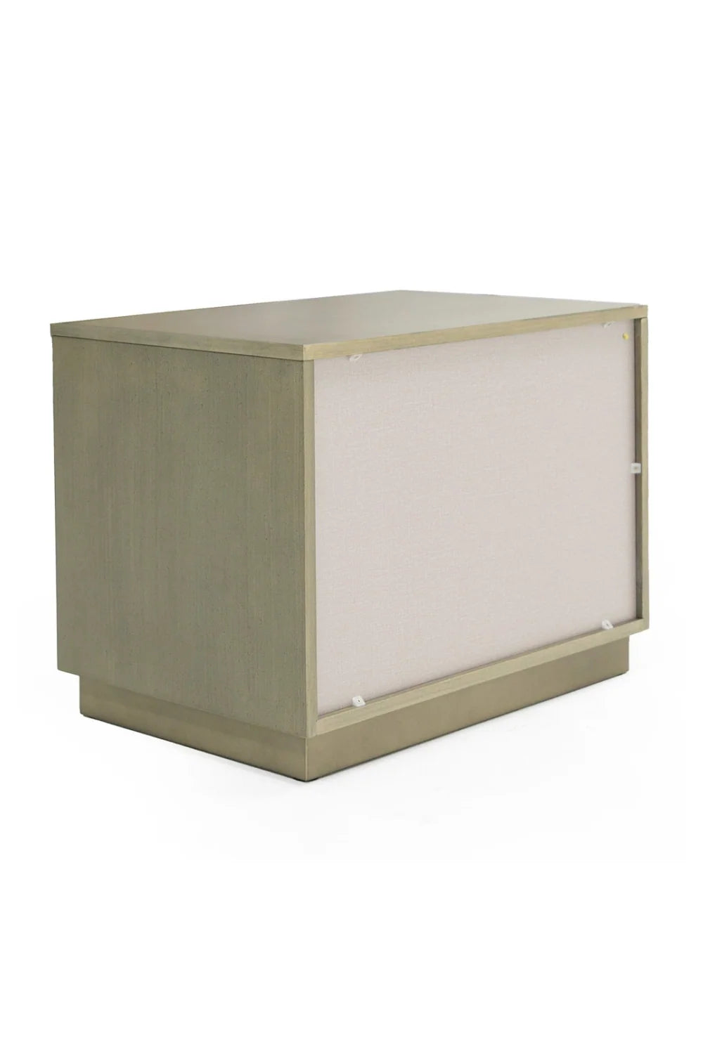 Luxury Modern Nixa 2-Drawer Nightstand European Style for Villa