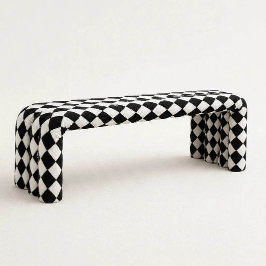 Luxury Modern Noodle Pipe Bench European Style for Villa