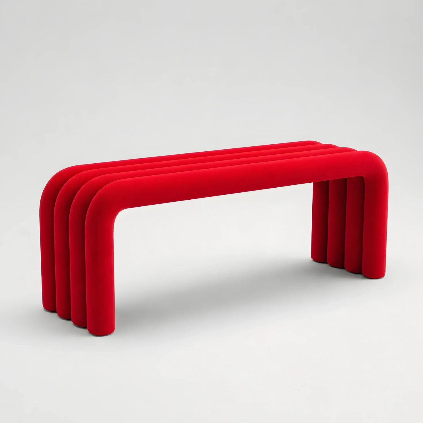 Luxury Modern Noodle Pipe Bench European Style for Villa