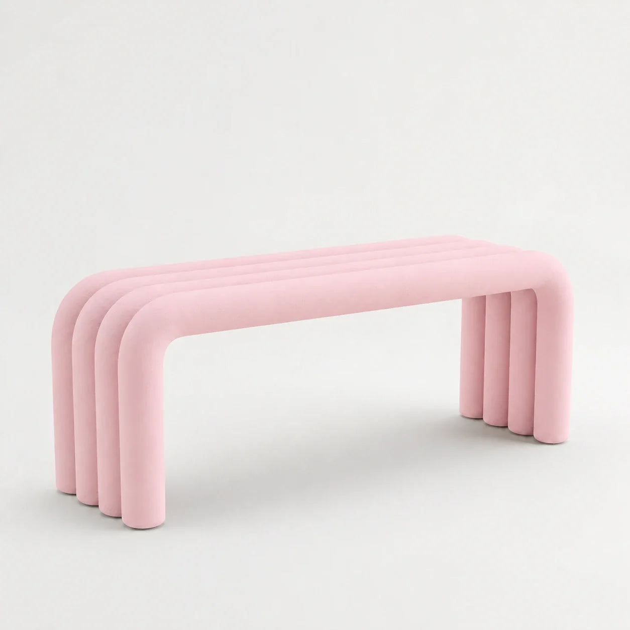 Luxury Modern Noodle Pipe Bench European Style for Villa