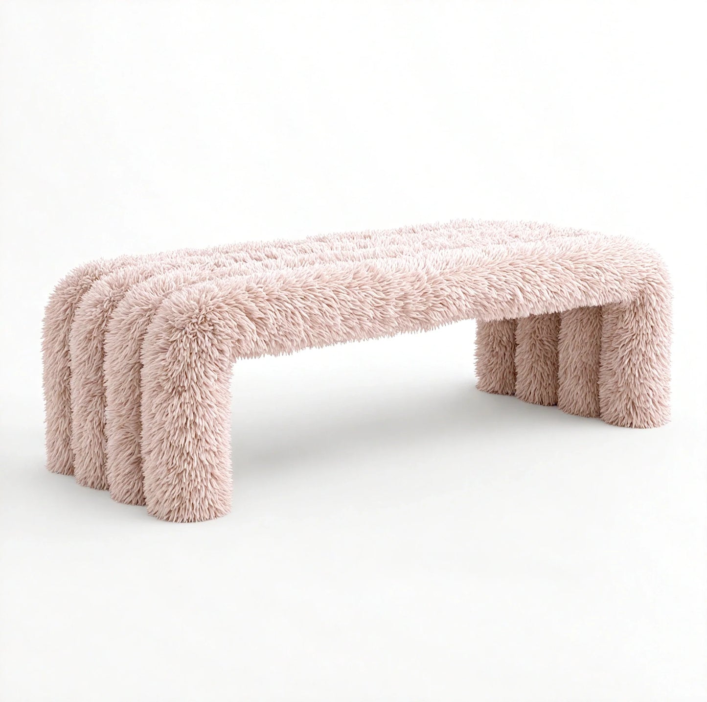 Luxury Modern Noodle Pipe Bench European Style for Villa
