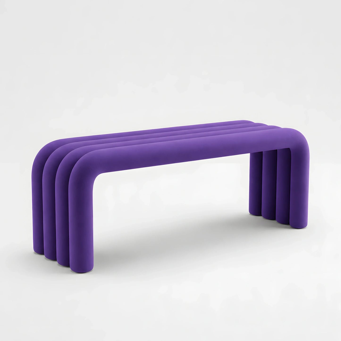 Luxury Modern Noodle Pipe Bench European Style for Villa