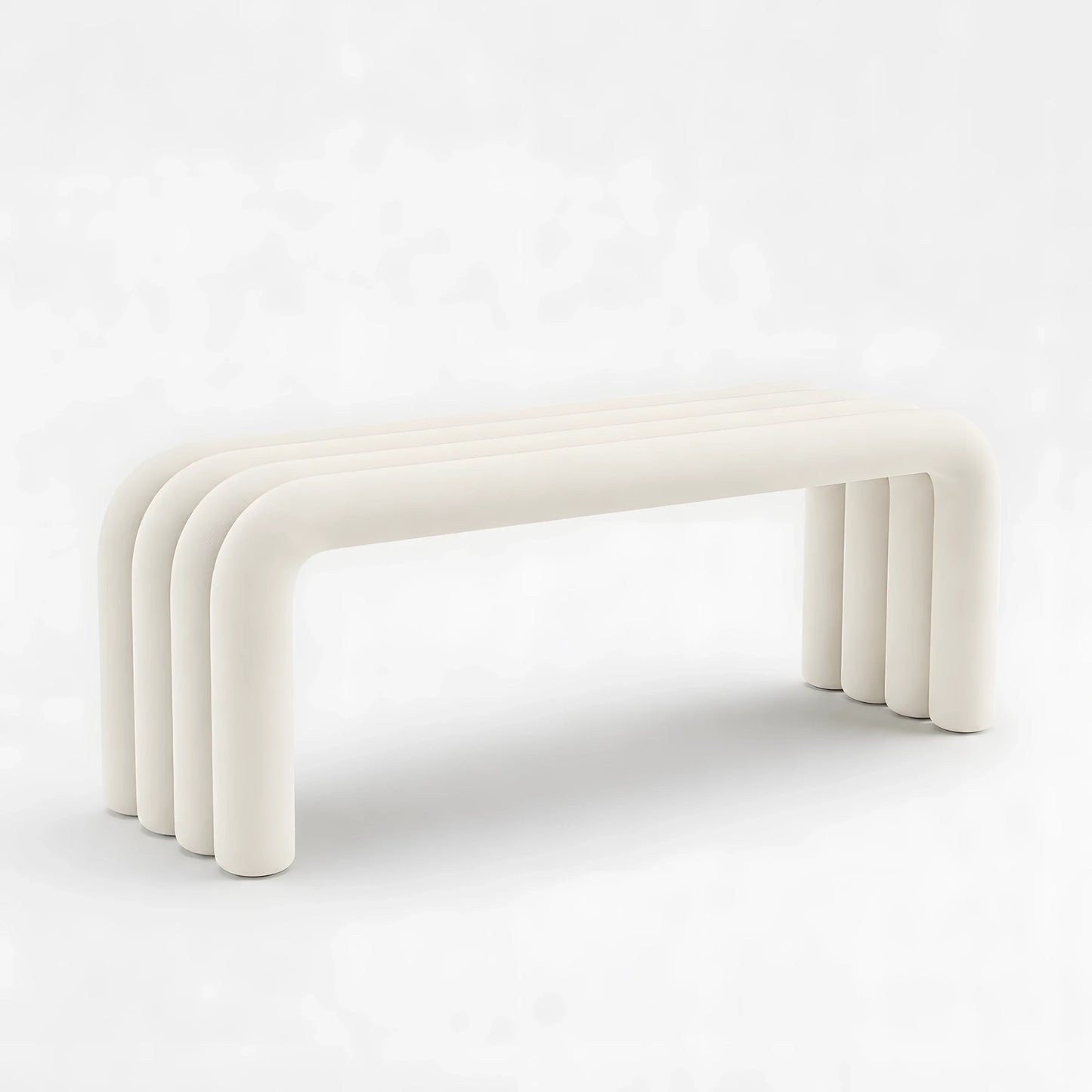 Luxury Modern Noodle Pipe Bench European Style for Villa