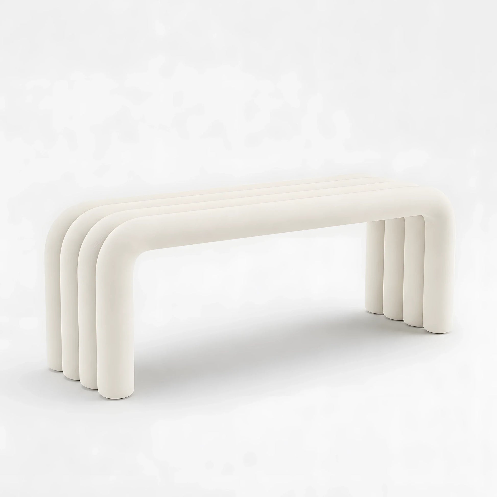 Luxury Modern Noodle Pipe Bench European Style for Villa