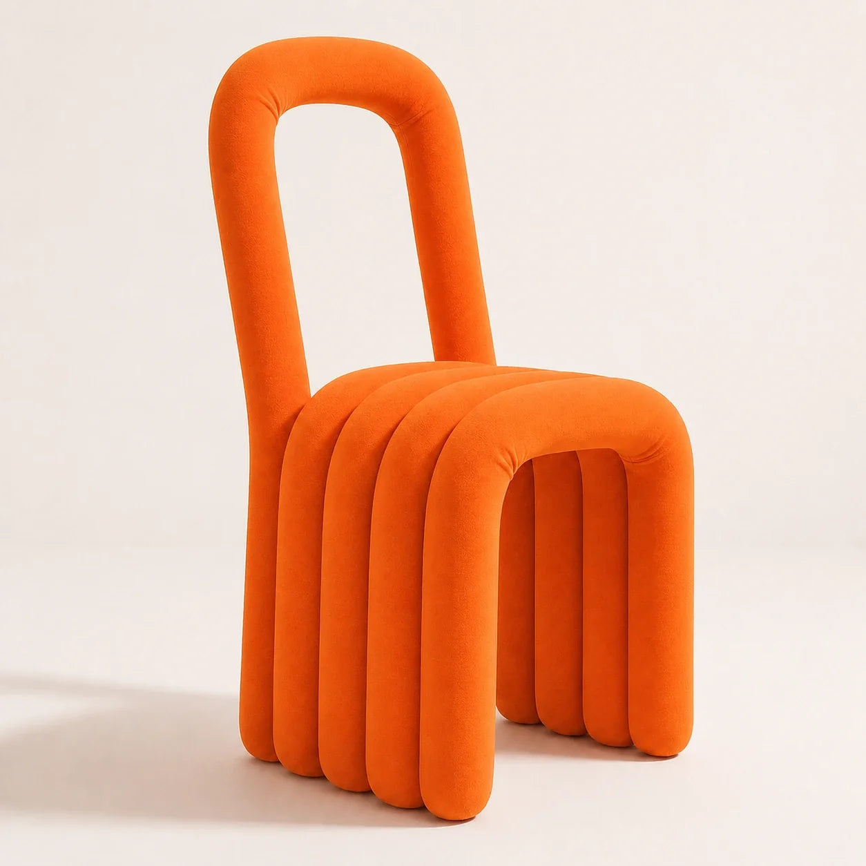 Luxury Modern Noodle Pipe Chair European Style for Villa