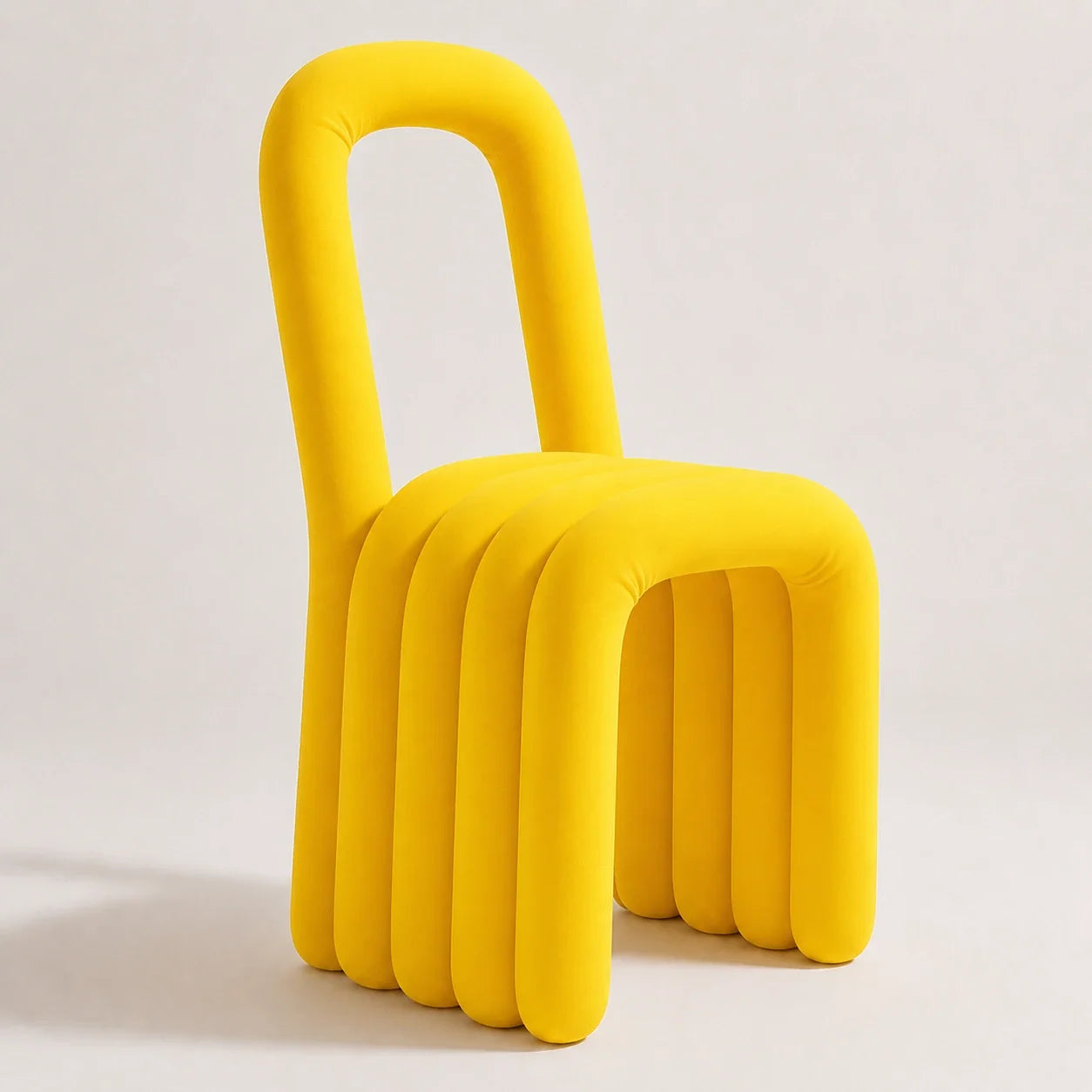 Luxury Modern Noodle Pipe Chair European Style for Villa