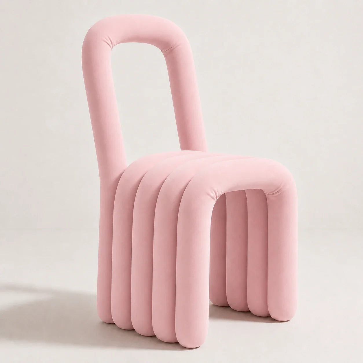 Luxury Modern Noodle Pipe Chair European Style for Villa
